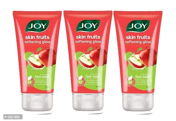 JOY Skin Fruits Softening Glow Apple Face Wash  (100ml*3)-thumb0