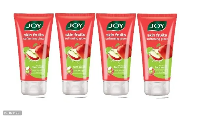 JOY Skin Fruits Softening Glow Apple Face Wash (100ml*4)