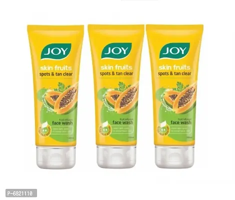 JOY Skin Fruits Spots amp; Tan Clear Papaya Face Wash (100ml*3)