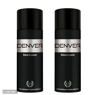 DENVER Black Code Deodorant Body Spray (50ml*2)