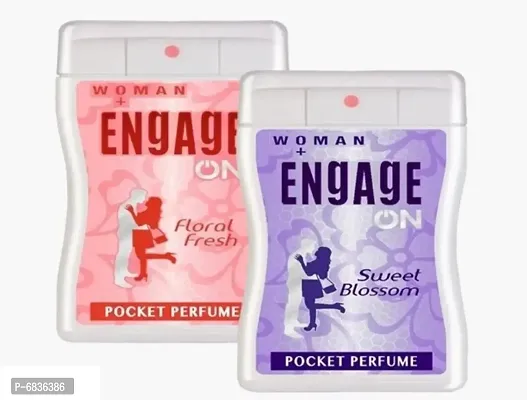 ENGAGE POCKET PERFUME FOR WOMAN 1 Floral Fresh + 1 Sweet Blossom (17ml*2)-thumb0