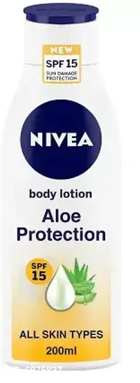 NIVEA SPF 15 Body Lotion Aloe Protection 200ml-thumb0