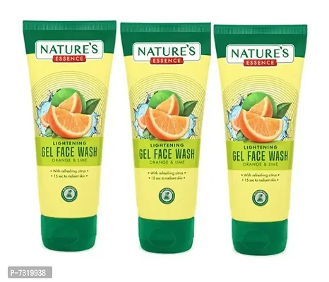 NATURES ESSENCE GEL FACE WASH ORANGE  LIME (50ml*3)