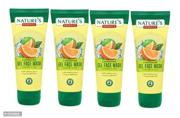 NATURES ESSENCE GEL FACE WASH ORANGE  LIME (50ml*4)