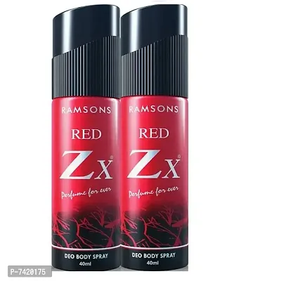 Ramsons Red Zx Deodorant Spray  (40ml*2)