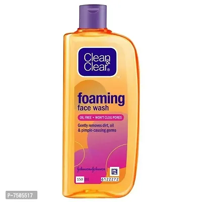 Clean  Clear Foaming Face Wash 150 ml-thumb0