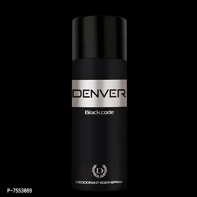 DENVER Black.code 150ml Deodrant Body Spray-thumb0