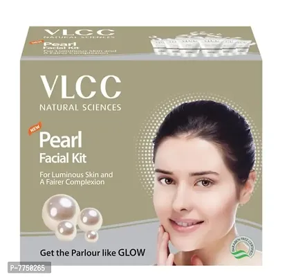 VLCC Pearl Facial Kit 60g For Luminous Skin  A Fairer Complexion-thumb0