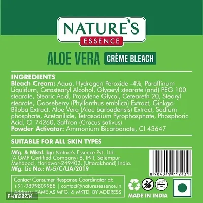 Natures Aloe Vera Creme Bleach (43G*2)-thumb3