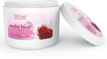 Biofresh Malai Kesar Moisturising skin cream 800ml-thumb1