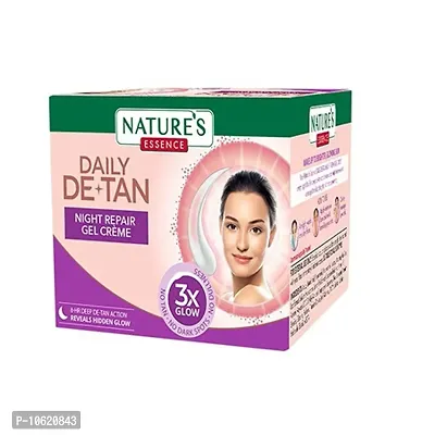 NATURES DAILY DE+TAN NIGHT REPAIR GEL CREAM 50ml