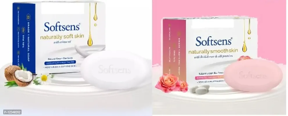 Softsens naturally soft+smooth skin soap (100g*3+100g*3)