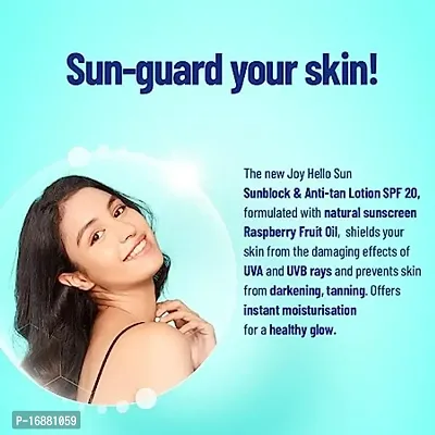 JOY Hello SUN Sunblock  Anti-Tan Lotion PA++ SPF20   100ml-thumb2