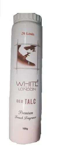 St. Louis WHITE LONDON Deo Talc Powder 100g