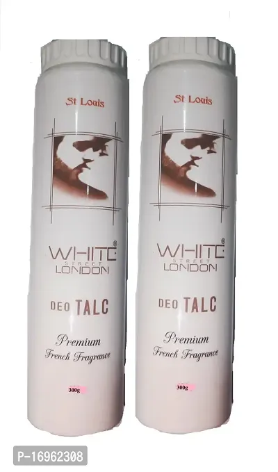 St. Louis WHITE LONDON Deo Talc Powder (300g*2)