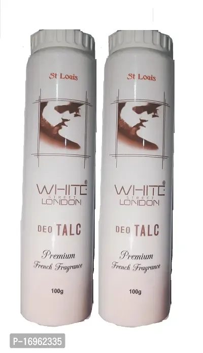 St. Louis WHITE LONDON Deo Talc Powder (100g*2)