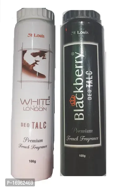 St. Louis WHITE LONDON+Blackberry Deo Talc Powder (100g*2)