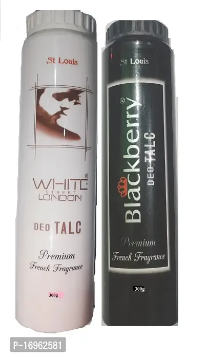 St. Louis WHITE LONDON+Blackberry Deo Talc Powder (300g*2)