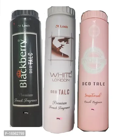 St. Louis Blackberry+WHITE LONDON+Pinkberry Deo Talc Powder (300g*3)