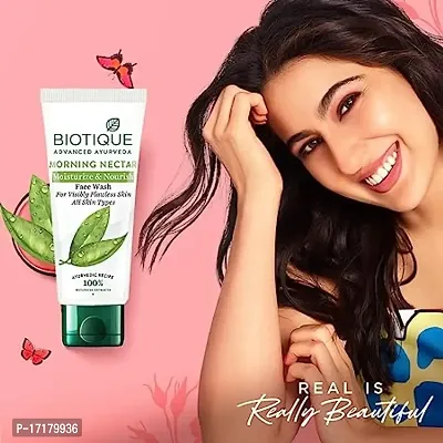 BIOTIQUE MORNING NECTAR Moisturize  Nourish Face Wash 150ml-thumb2