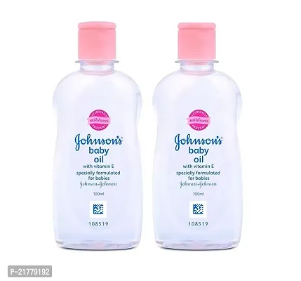 Johnson's baby oil 100ml x 2  (pack of 2)