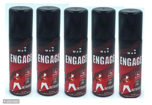 Engage Man intrigue deo spray 50mlx5 (pack of 5)-thumb0