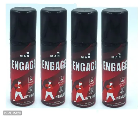 Engage Man intrigue deo spray 50mlx4 (pack of 4)-thumb0