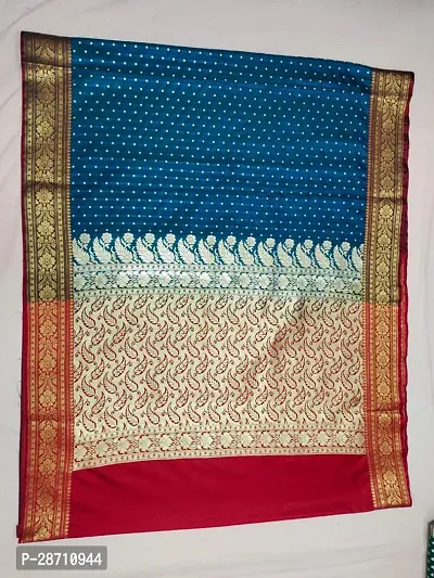 Classic Art Silk  Saree with Blouse piece-thumb0