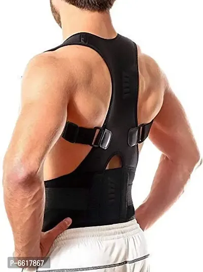 posture corrector and back pain reliefer belt for men and women