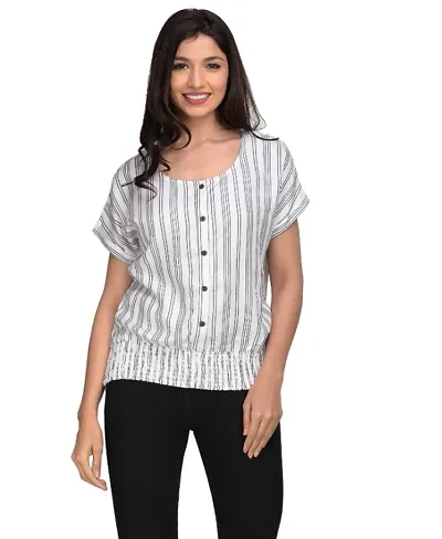 Trendy Striped Top for Women