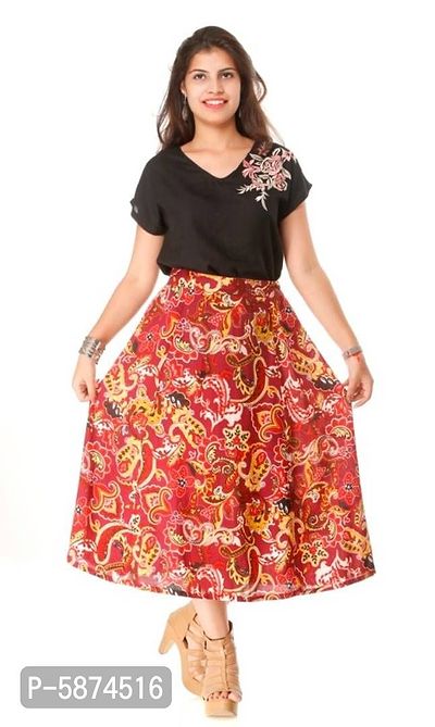 Beautiful paisley women skirt-thumb0
