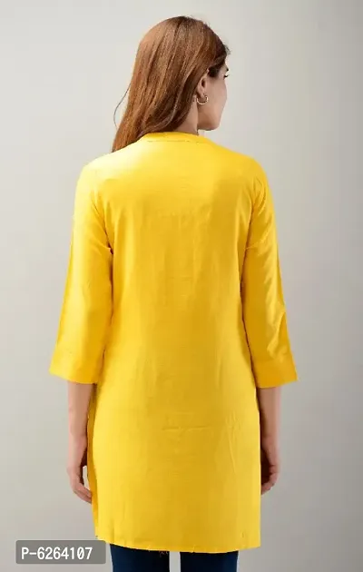 Pretty graceful women yellow dress-thumb4