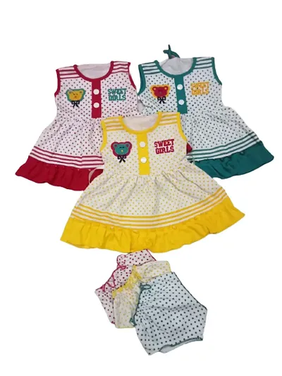 multicollor baby frocks