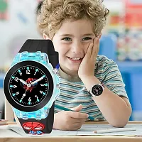 Stylish Blue Silicone Analog For Men-thumb4