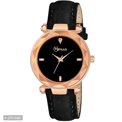 Classic Genuine Leather Analog Watch For Women