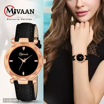 Classic Genuine Leather Analog Watch For Women-thumb2