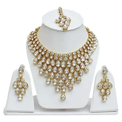 Beautiful Alloy Crystal Jewellery Set for Women