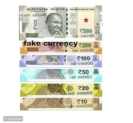Dummy Indian Currency Duplicate M Denomination All New 10, 20, 50, 100, 200, 500 Artificial Currency 2023 Trending Toys-thumb2