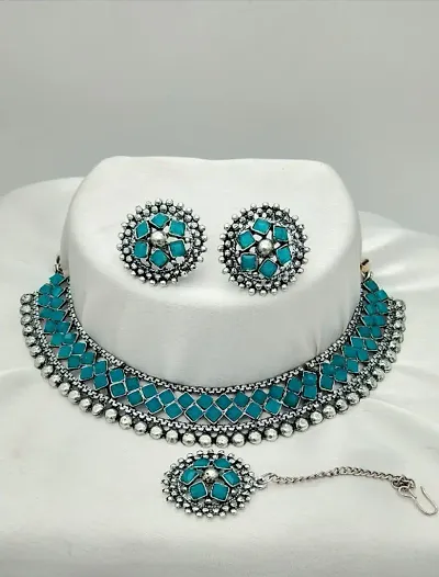 Elegant Alloy Jewellery Set for Women