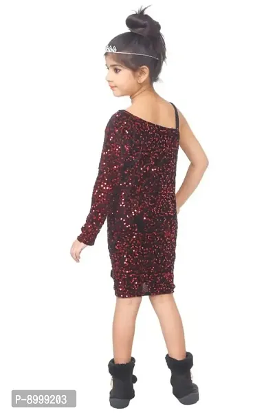 Girls' Sequin Geometric Dress | Sophisticated Party Wear for Kids | The  Nesavu – The Nesavu
