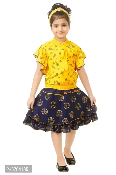 Modern Comfy Cotton Girls Frocks and Dresses-thumb0