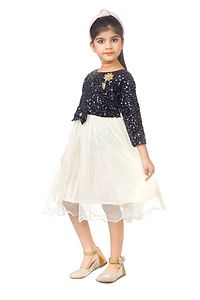 Modern Comfy Girls Sequin Gown Frocks and Dresses-thumb1