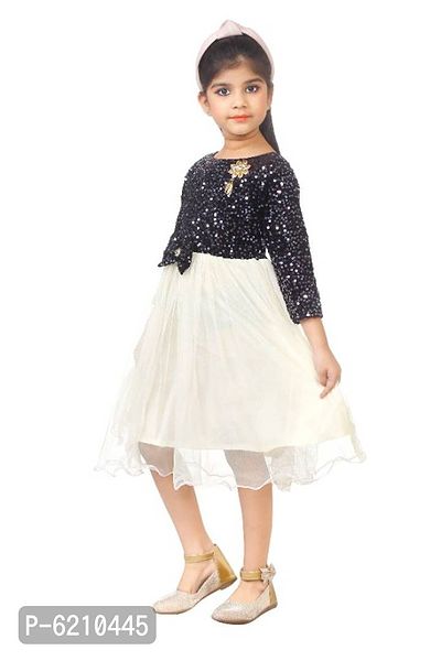 Modern Comfy Girls Sequin Gown Frocks and Dresses-thumb2