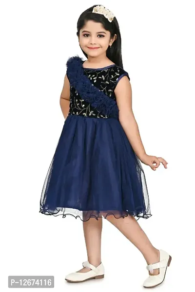 Classic Embroidered Dresses for Kids Girls-thumb2