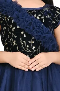 Classic Embroidered Dresses for Kids Girls-thumb3