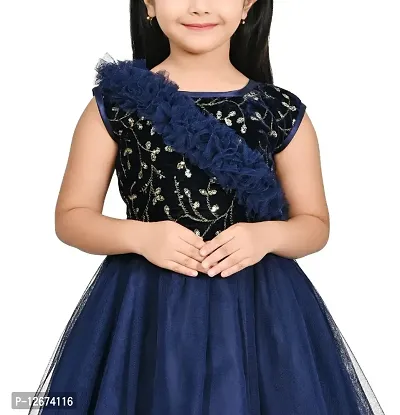 Classic Embroidered Dresses for Kids Girls-thumb5