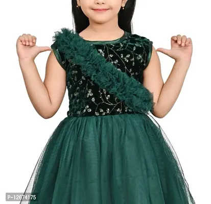 Classic Embroidered Dresses for Kids Girls-thumb5