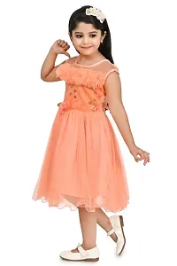 Classic Embroidered Dresses for Kids Girls-thumb1
