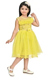 Classic Embroidered Dresses for Kids Girls-thumb1