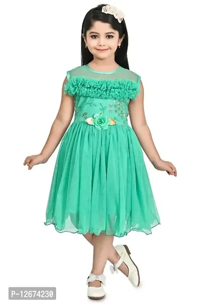 Classic Embroidered Dresses for Kids Girls-thumb0